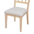 Walker Edison | Charmant ensemble de salle à manger rustique rond 5 pièces avec chaises et banc incurvé 