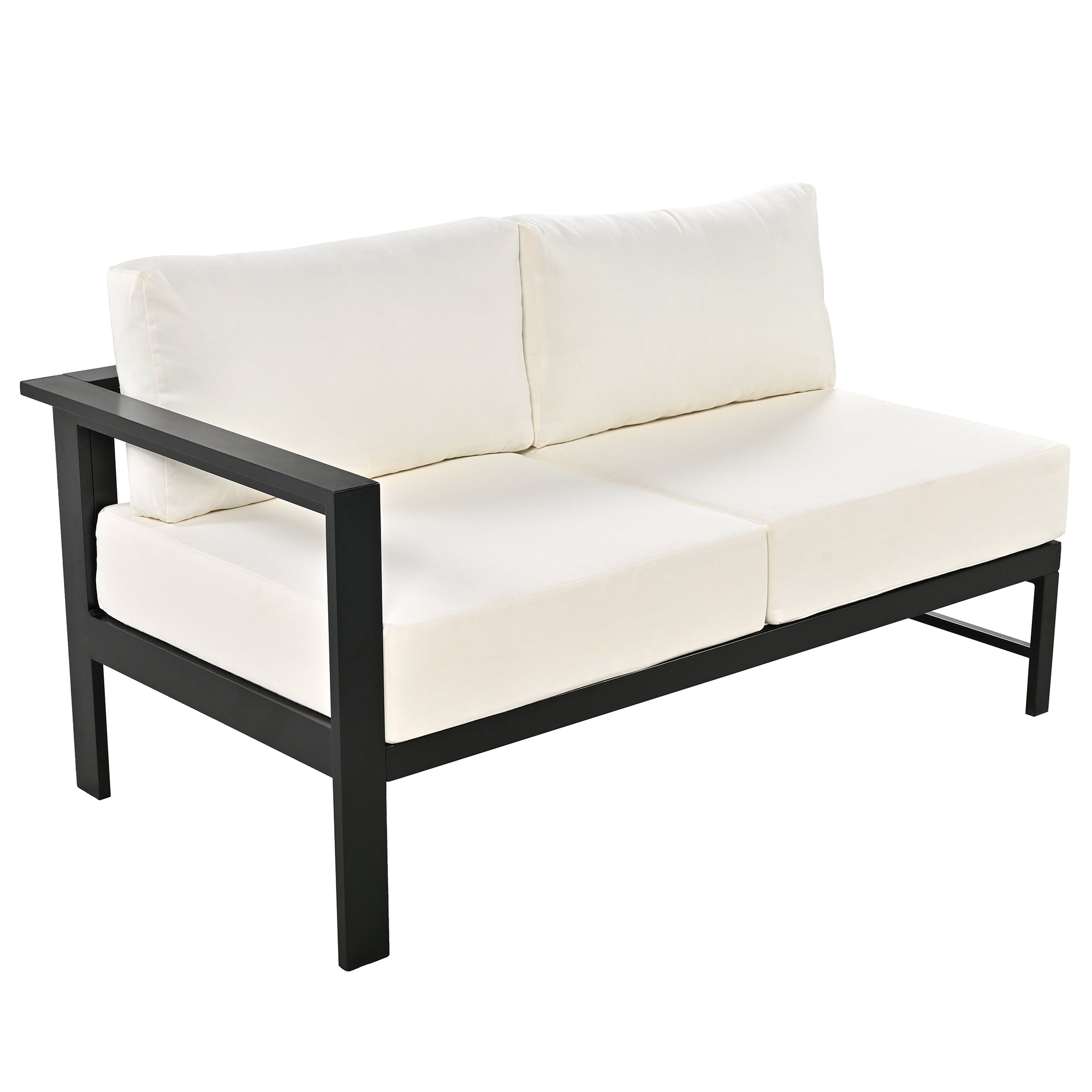 Ensemble de canapés d'angle d'extérieur en forme de U Walker Edison 