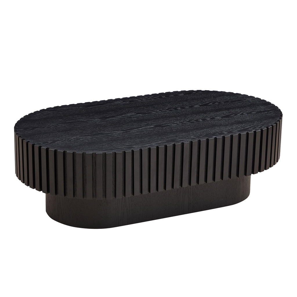 Walker Edison | Table basse moderne cannelée artisanale