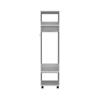 Armoire haute blanche Walker Edison avec miroir