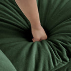 Walker Edison | Fauteuil d'appoint Chenille Cloud avec repose-pieds