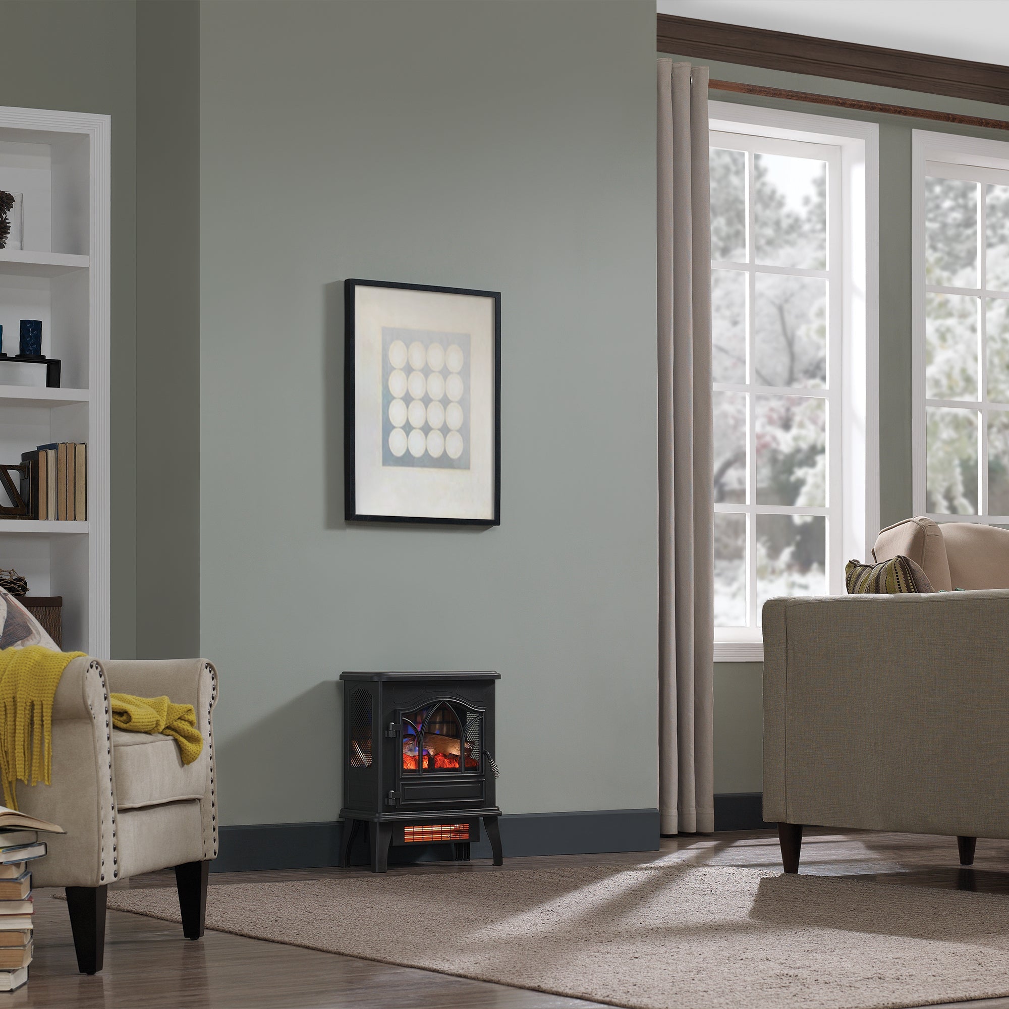 Duraflame ? Poêle-feu électrique infrarouge portable à effet flamme 3D