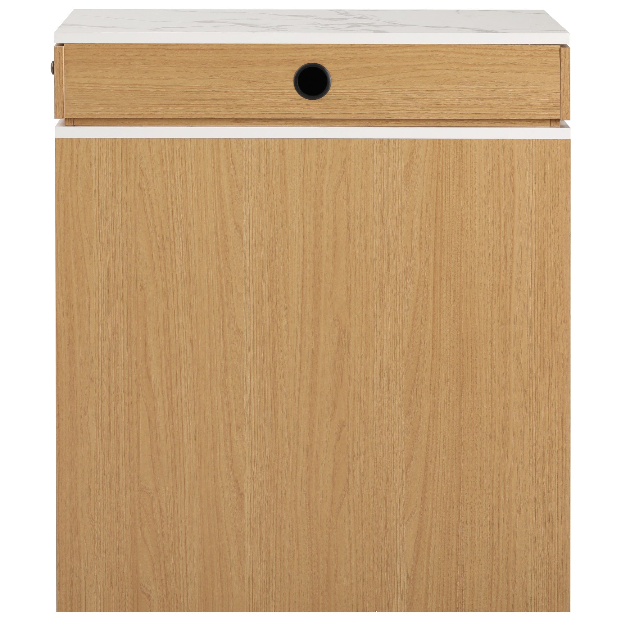 Îlot de cuisine de 181 cm avec table à manger extensible, nombreux rangements et prise électrique