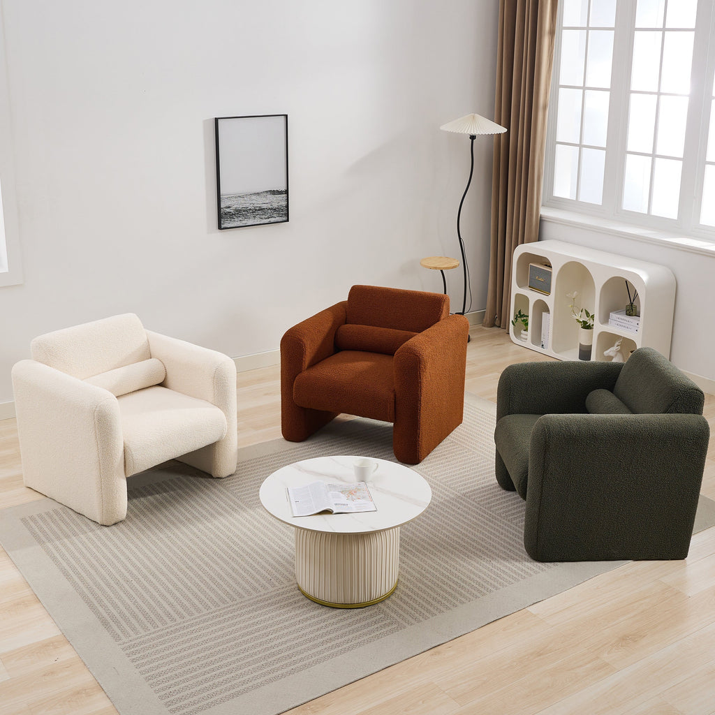 Walker Edison | Fauteuil d'appoint Sherpa Modern Cloud