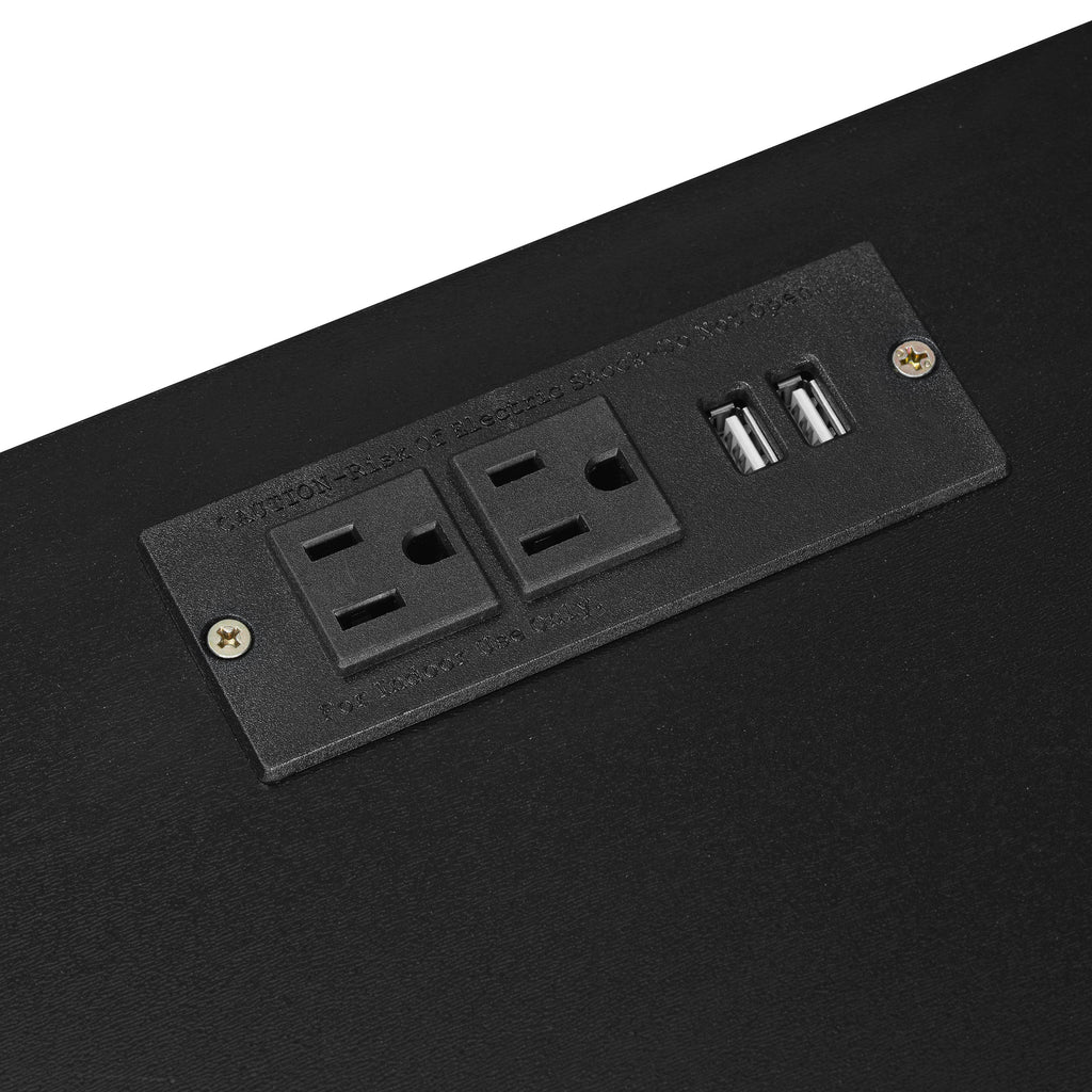 Walker Edison | Ensemble coiffeuse et chaise de maquillage moderne et bureau