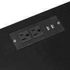 Walker Edison | Ensemble coiffeuse et chaise de maquillage moderne et bureau