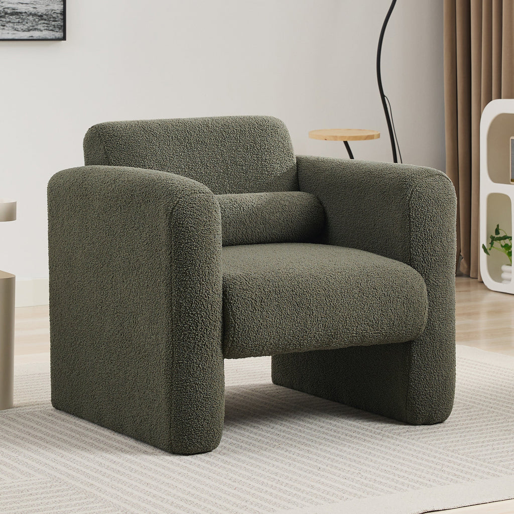 Walker Edison | Fauteuil d'appoint Sherpa Modern Cloud