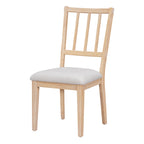 Walker Edison | Charmant ensemble de salle à manger rustique rond 5 pièces avec chaises et banc incurvé 