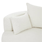 Fauteuil pivotant rond Walker Edison à 360° avec coussins