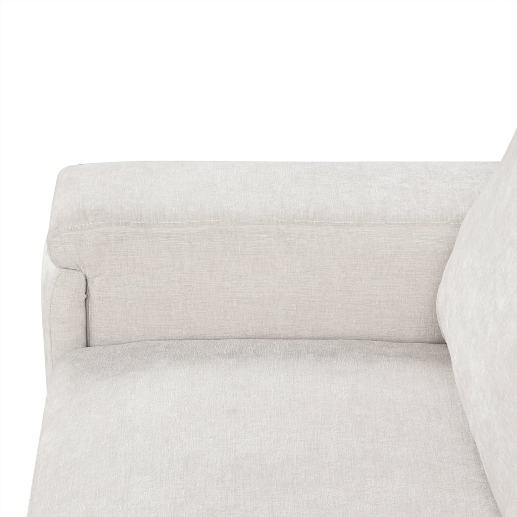 Walker Edison | Canapé d'angle modulaire en forme de L avec rangement et ports USB 