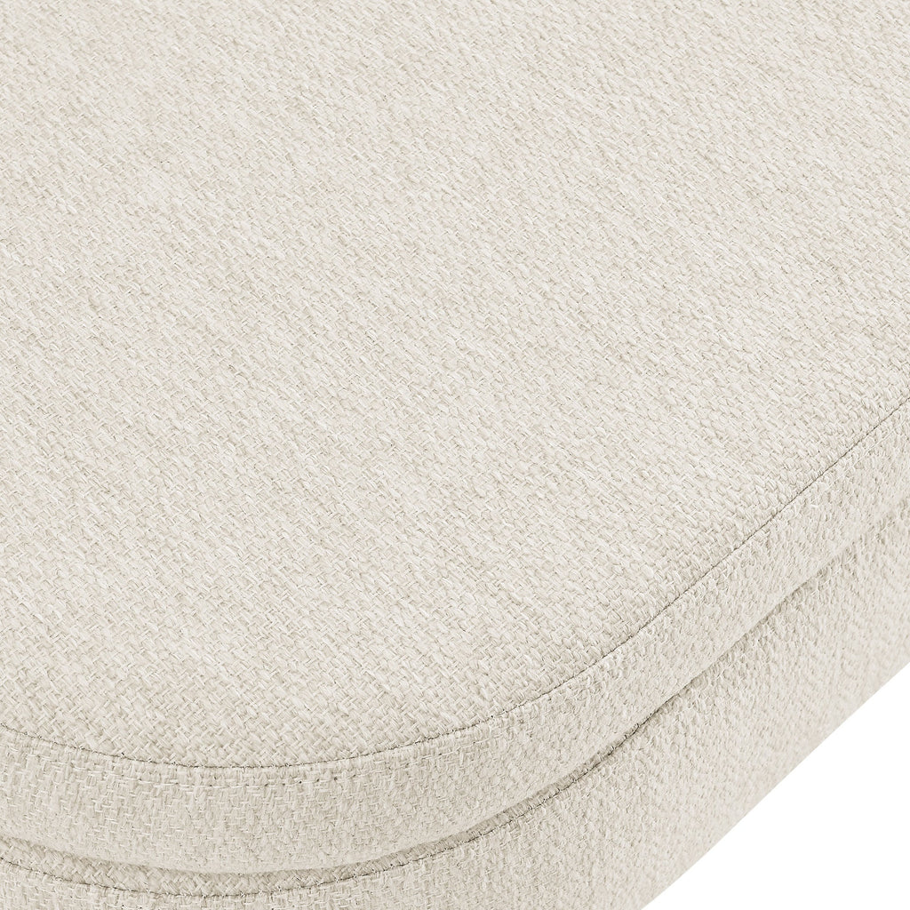 Walker Edison | Banc de rangement ovale ottoman