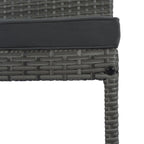 Walker Edison | Ensemble de bar extérieur en osier 5 pièces