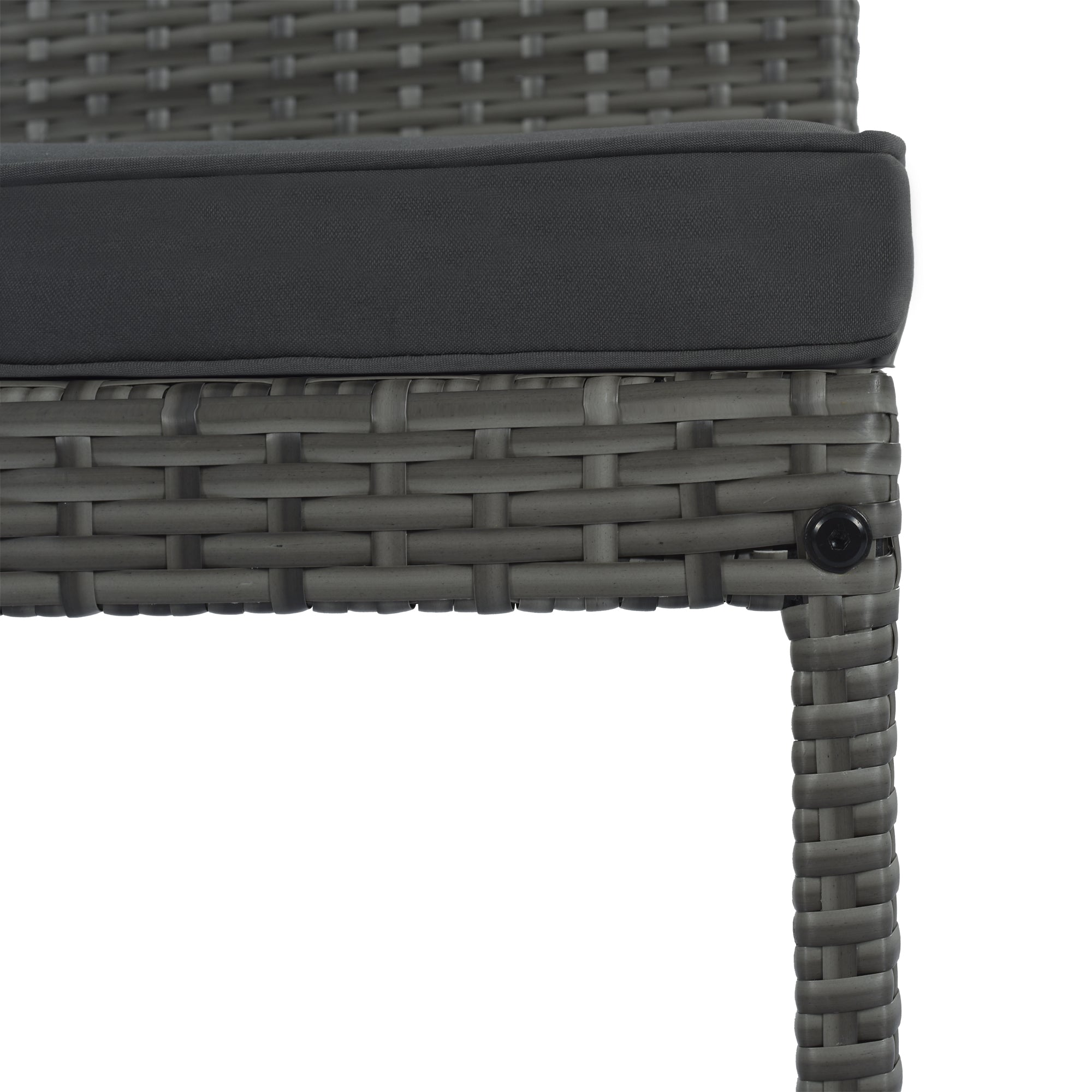 Walker Edison | Ensemble de bar extérieur en osier 5 pièces