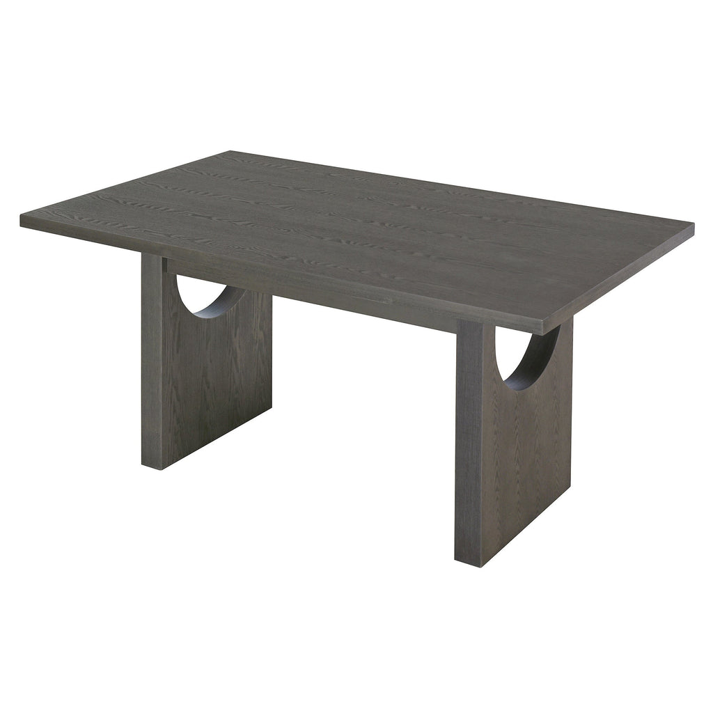 Walker Edison | Ensemble table et chaises rétro en bois 7 pièces pour 6 personnes, 152 cm, avec chaises rembourrées 