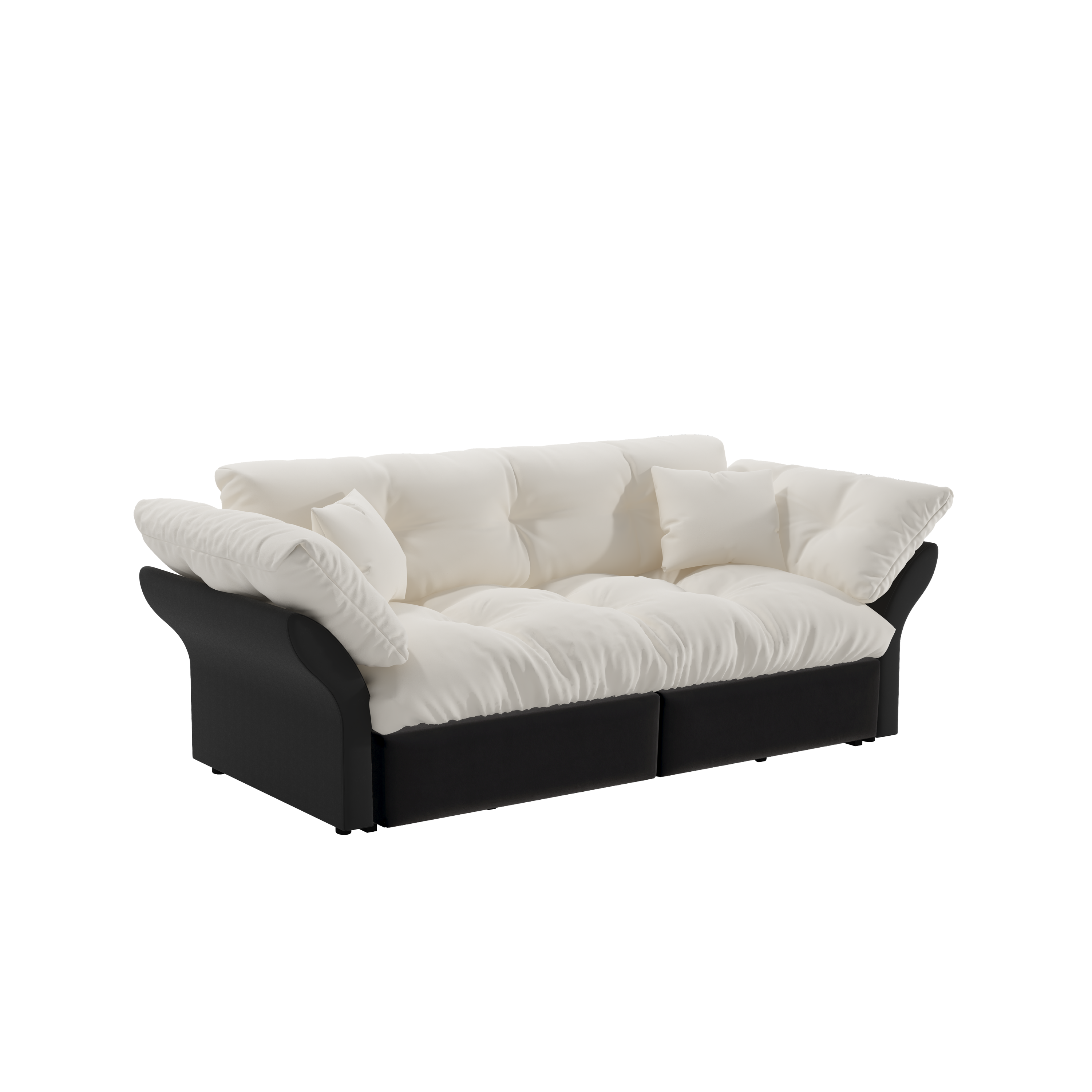 Walker Edison | Canapé-lit convertible 3 en 1 (lit Queen) 