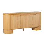 Buffet/meuble TV Maya moderne en bois courbé 70 cm