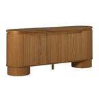 Buffet/meuble TV Maya moderne en bois courbé 70 cm