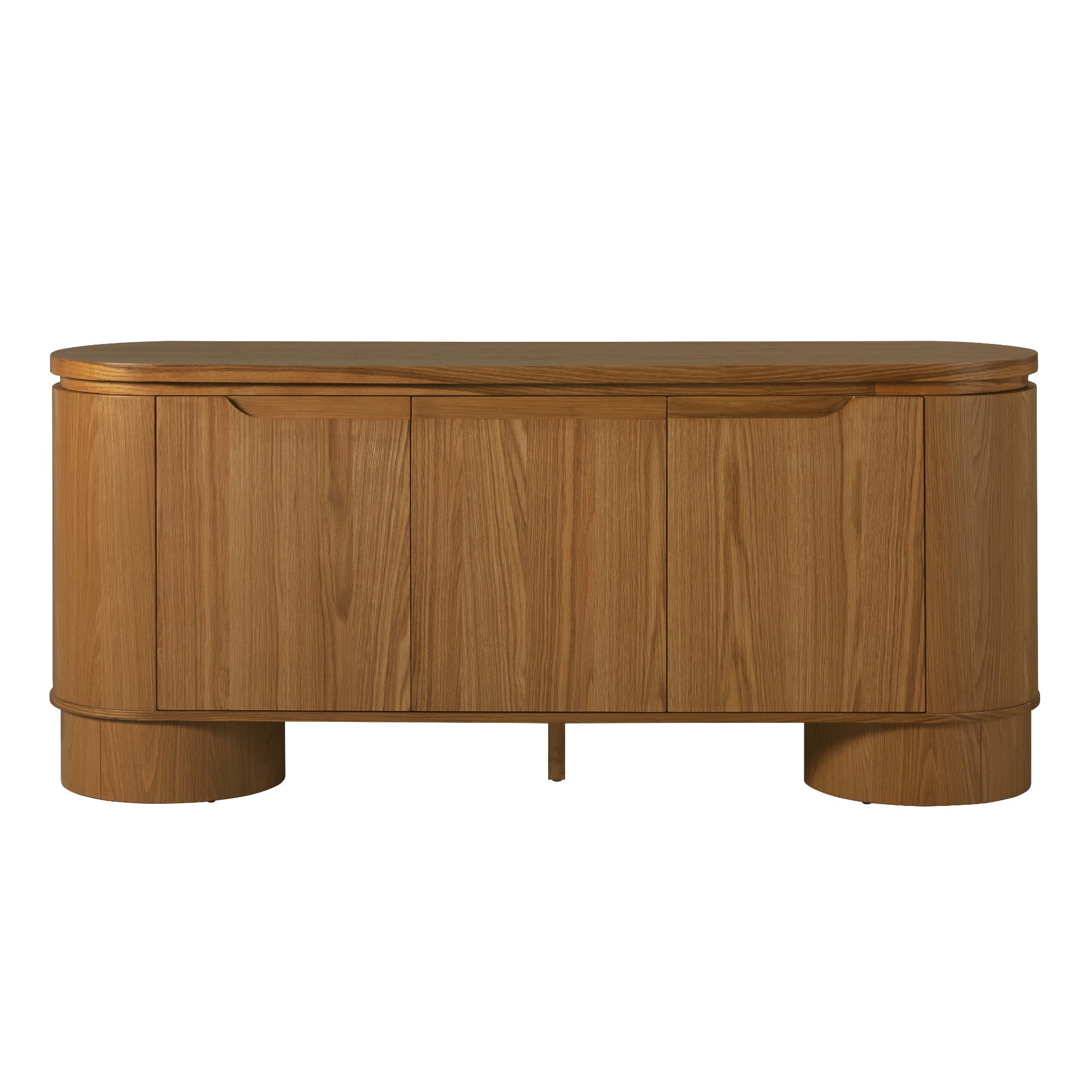 Buffet/meuble TV Maya moderne en bois courbé 70 cm