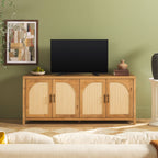 Buffet / meuble TV moderne en roseau Sasha