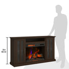 Duraflame ? Meuble TV avec cheminée électrique de style ferme