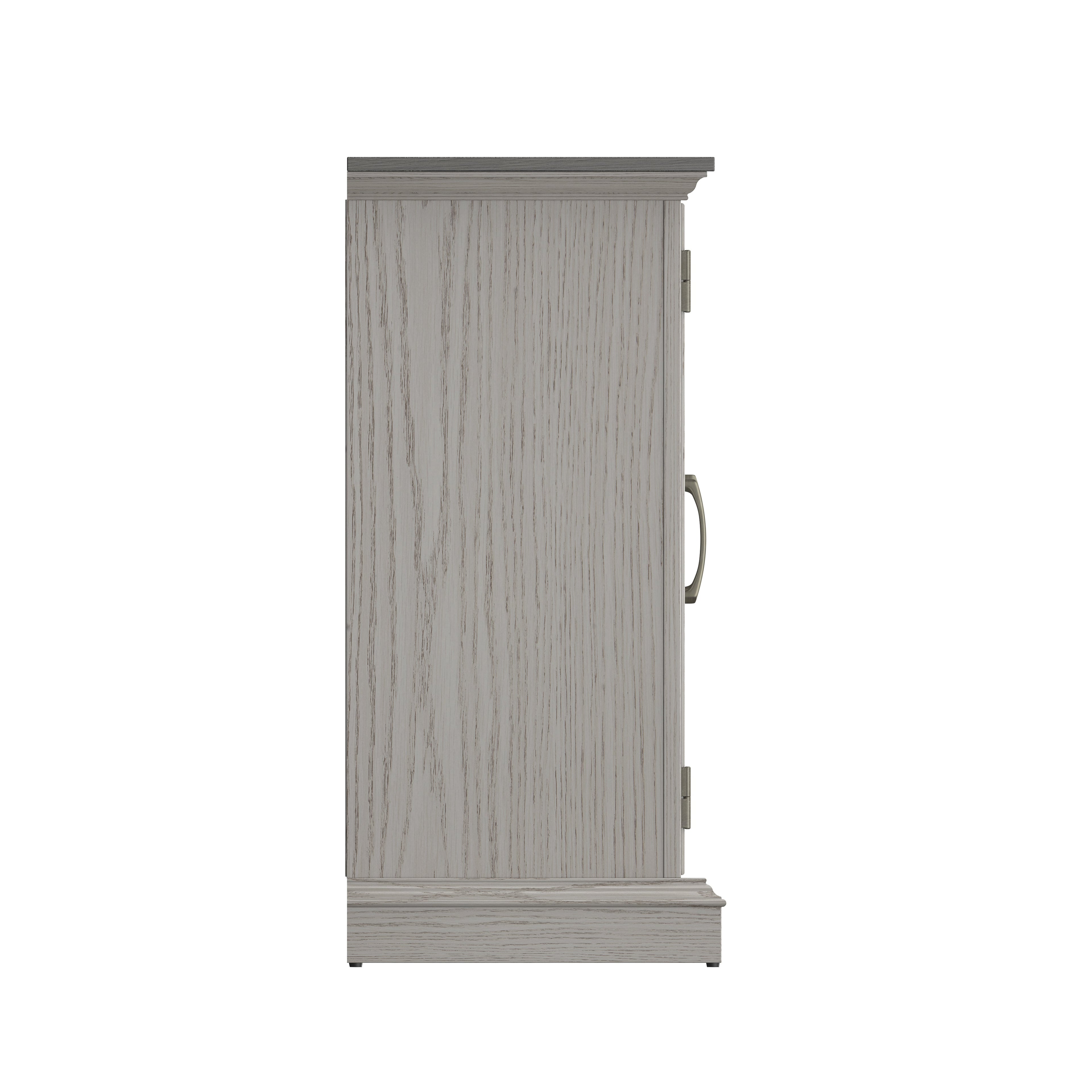 Duraflame ? Meuble TV avec cheminée électrique bicolore en chêne et flammes 3D